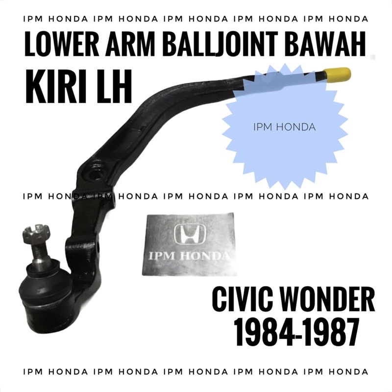 Sayap Arm Bawah Lower Balljoint Honda Civic Wonder 1984 1985 1986 1987 Depan Kanan atau Kiri