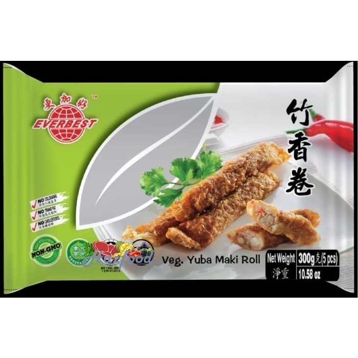 

Everbest Yuba Maki Roll 300gr / Lumpia Udang Seafood Vegetarian
