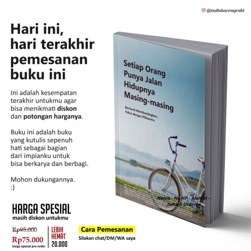 

Buku Setiap Orang Punya Jalan Hidupny masing masing