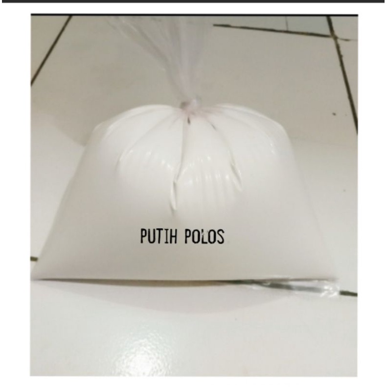 Cat tembok kiloan warna putih polos / cat dinding rumah berkualitas bagus tidak luntur