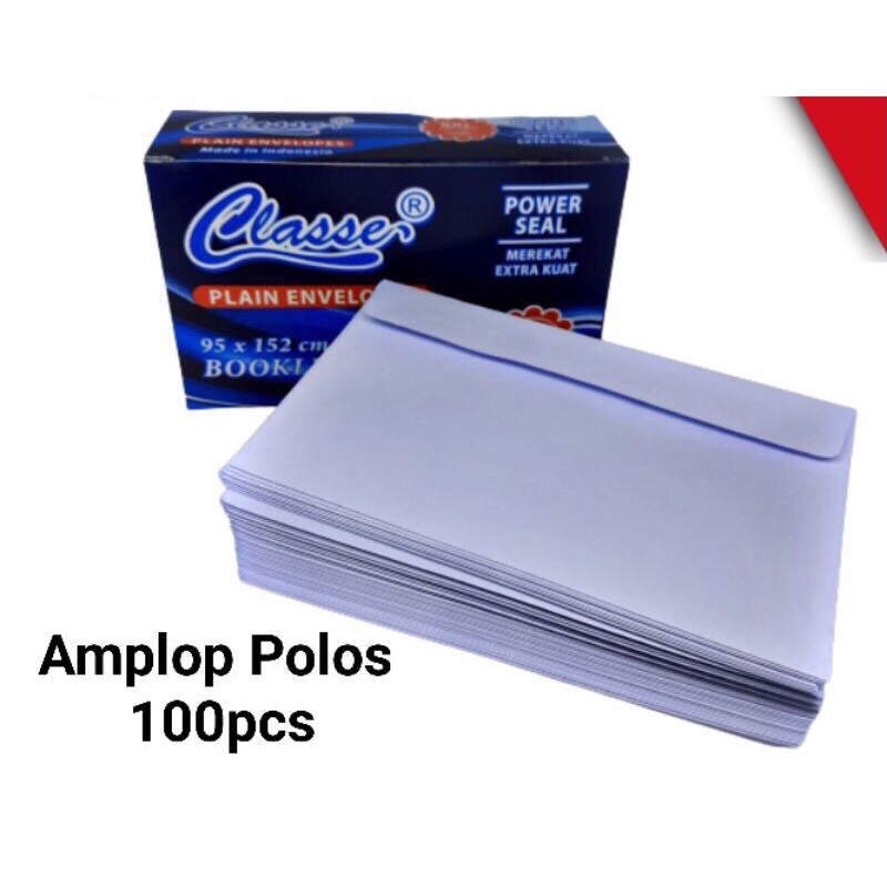 

Amplop Putih Polos 104 pps Uk. 95 x 152