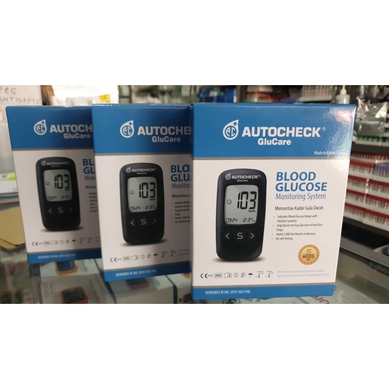 Autocheck Glucare / Autocheck alat chek gula darah / Glucare / Autocheck