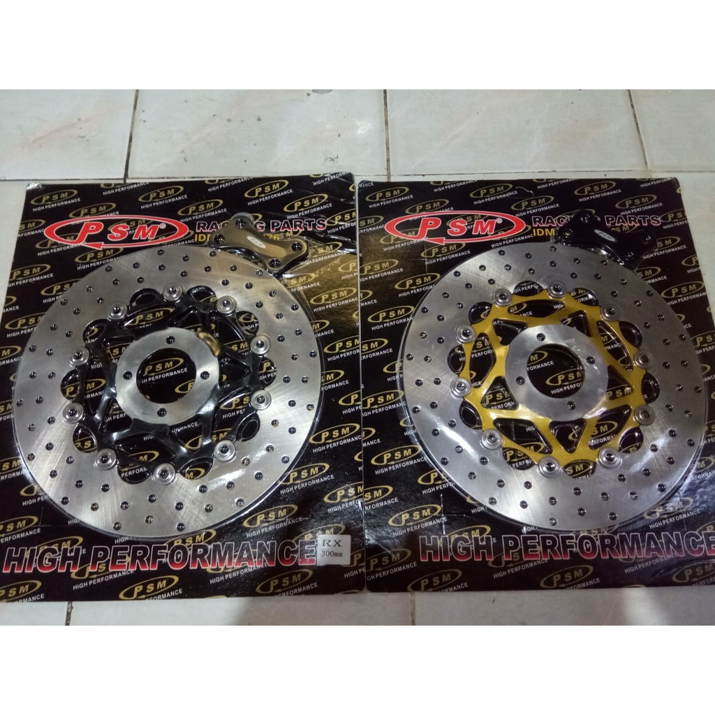 PIRING CAKRAM DISKBREAK RXK 300MM PSM RACING FLOATING BULAT BESI