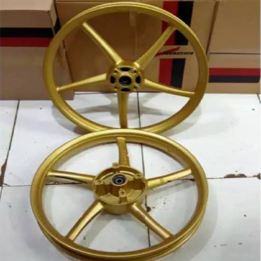 Velg Racing For Satria Fu Warna Gold Model Sprint Palang 5