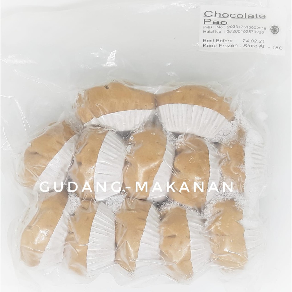 Pao Coklat isi 12 pcs Premium Dimsum | Bakpao Coklat