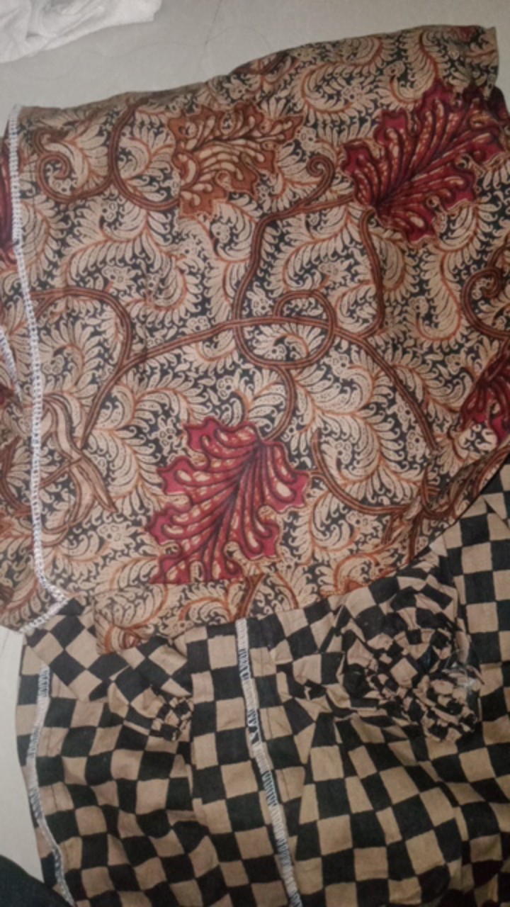 Gamis Batik Manggar,sekar,cantik, Kubis,kupu,padi,daun/cod