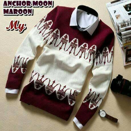 SWEATER RAJUT ANCHOR TRIBAL HIGHT QUALITY