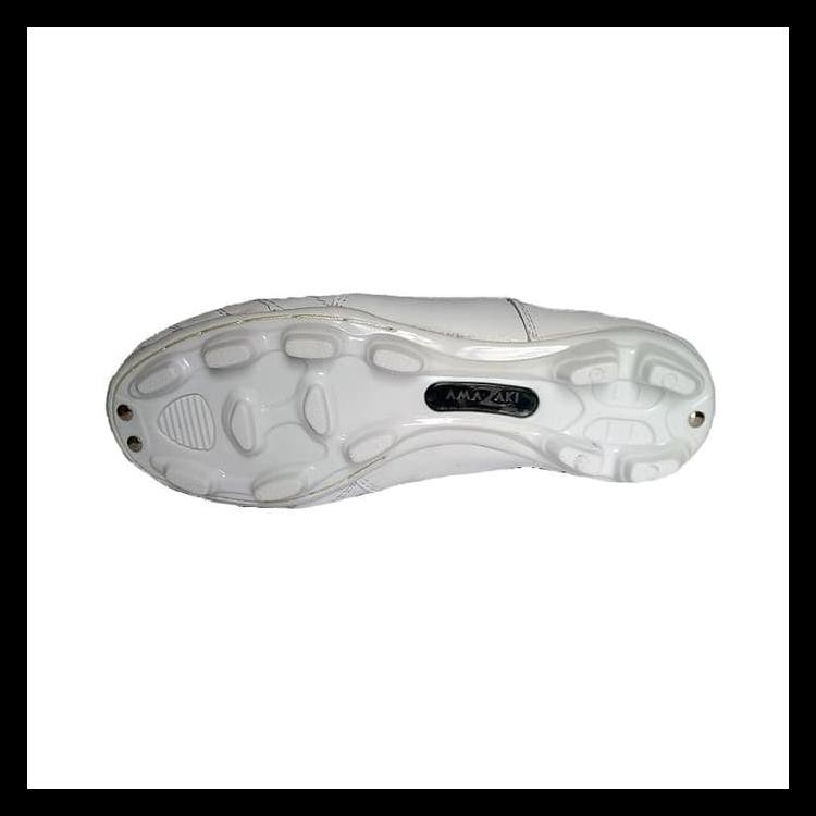 BIG SALE SEPATU BOLA WARNA PUTIH POLOS - TALI TENGAH - AMAZAKI MONO WHITE FG - PUTIH, 38 PRODUK