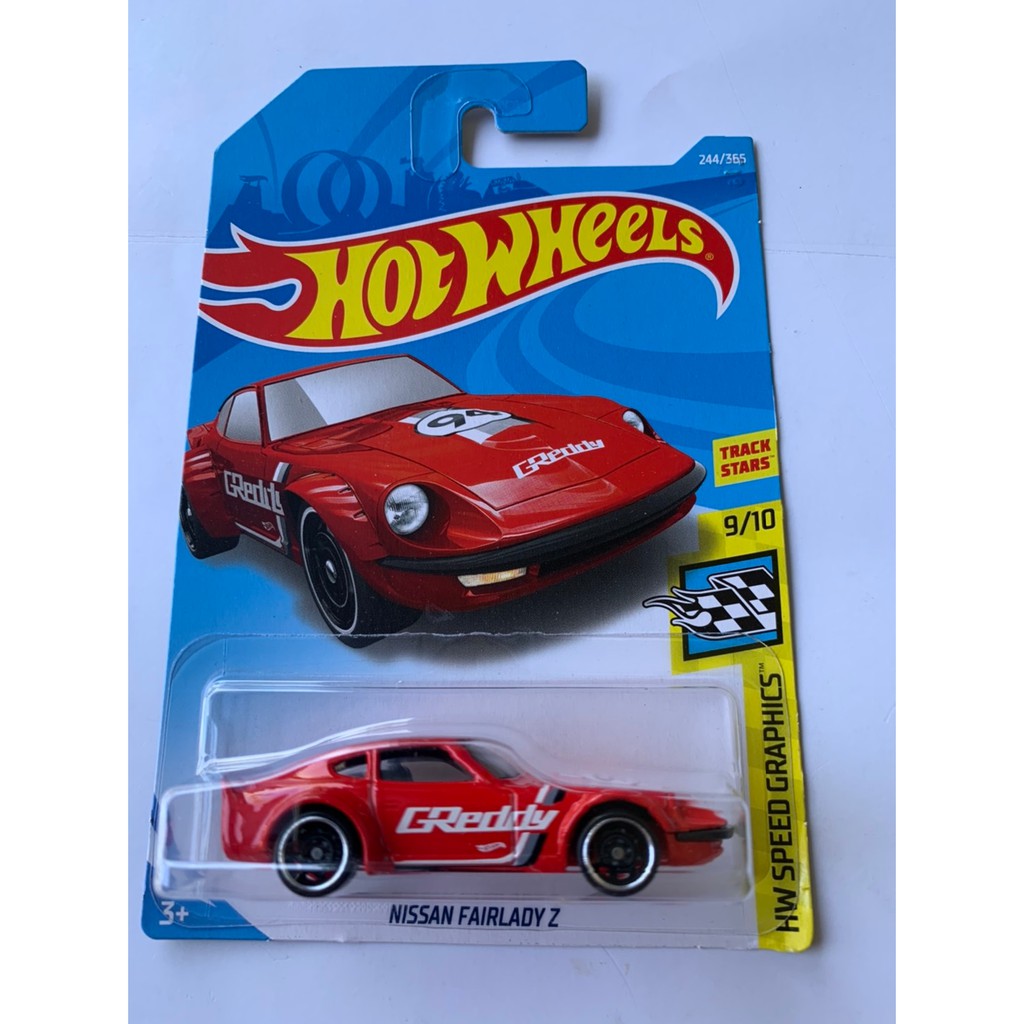 HOT WHEELS HOTWHEELS NISSAN FAIRLADY Z MERAH STICKER GREEDY HW SPEED GRAPHICS DIECAST LANGKA MURAH