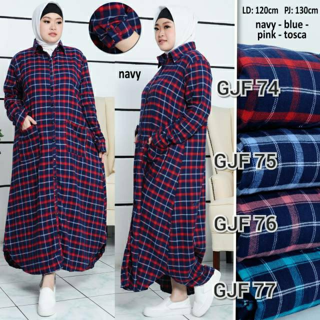 Tq88indonesia/gamis flanel/gamis flanel jumbo/gamis kotak/gamis busui /gamis/gamis /gamis terbaru