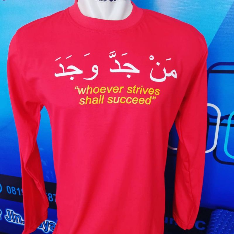 Kaos Panjang Sablon Custom