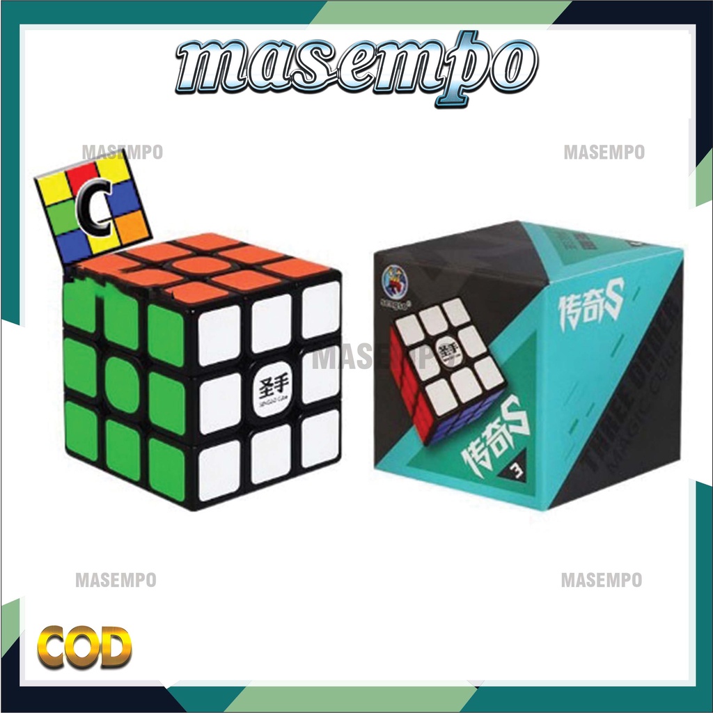 Rubik  3x3 Yongjun Guanlong Blackbase hitam V2 V3 (PROMO PILIH QIYI/SHENGSHOU/MF3) MURAH