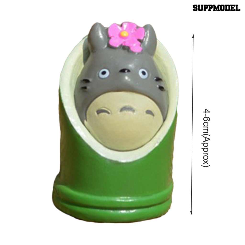 10pcs Mainan Boneka Kartun My Neighbor Totoro Untuk Dekorasi Interior Mobil