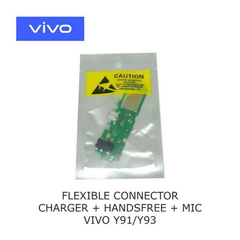 Flexible Papan Charger Konektor Cas Vivo y91c Y93 Y95 + Mic Original