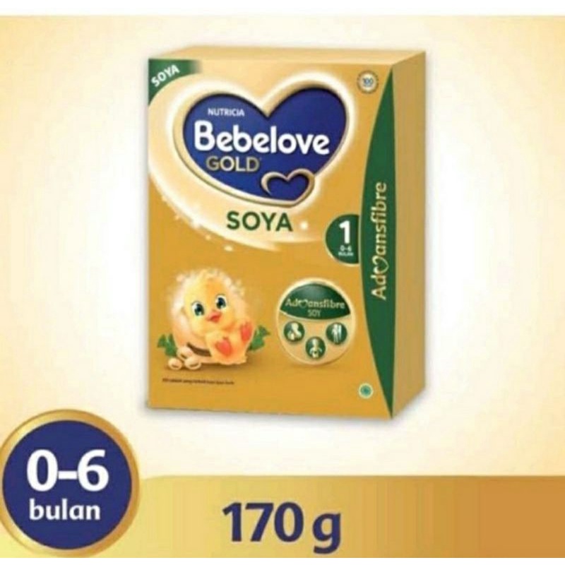Bebelove Gold Soya 1 (0-6 bulan) Kemasan 170 gram