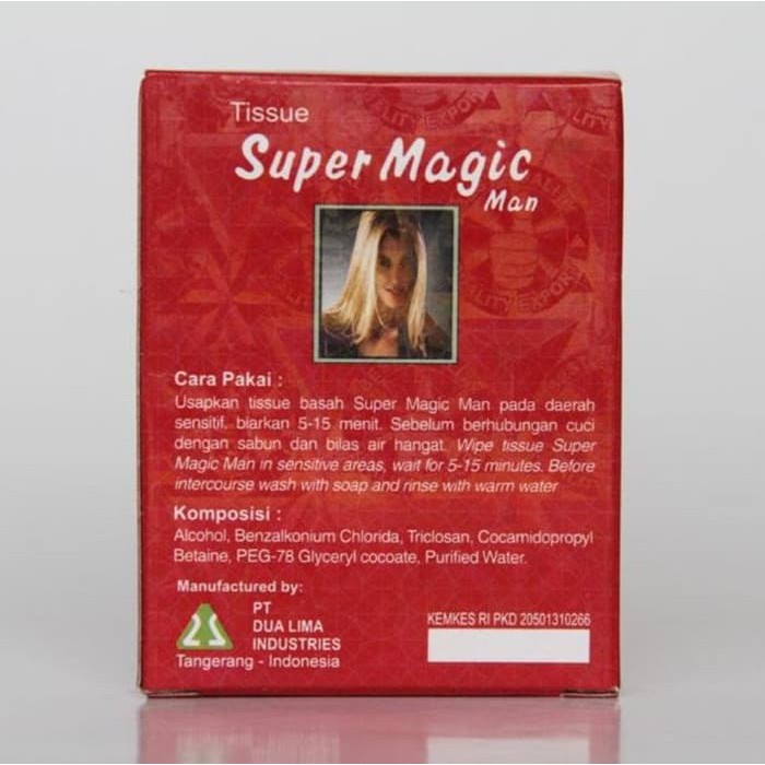 TISU MAGIC POWER CRIMSON DESIRE MERAH NEW