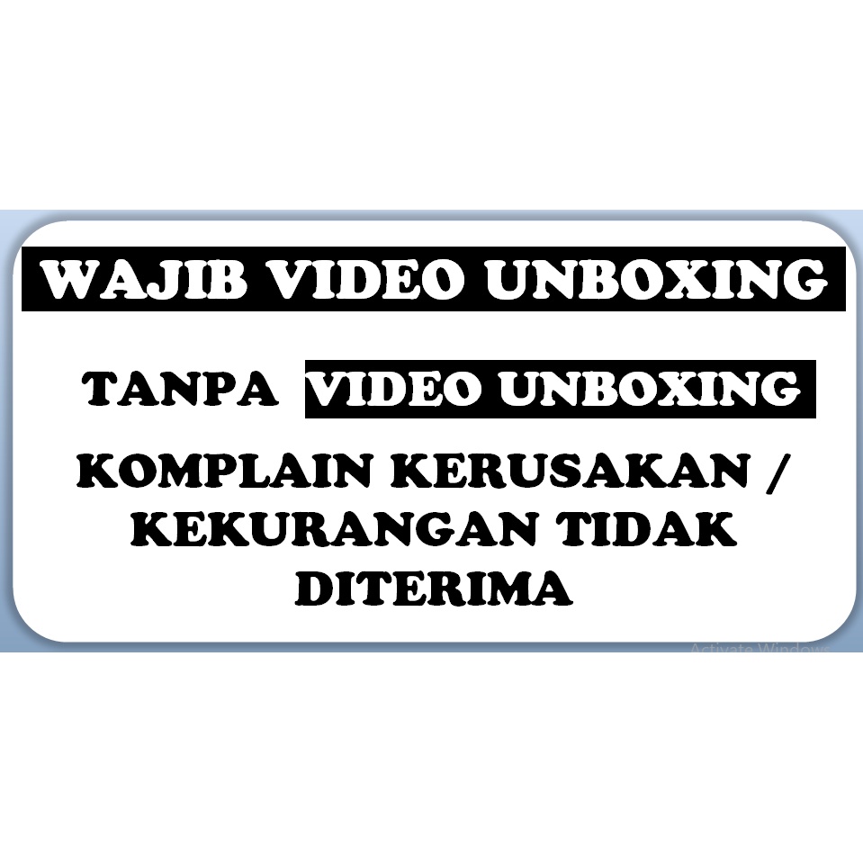 

RB STIKER LABEL VIDEO UNBOXING / VIDEO BUKA PAKET CUSTOM REQUEST STICKER FRAGILE BARANG MUDAH PECAH