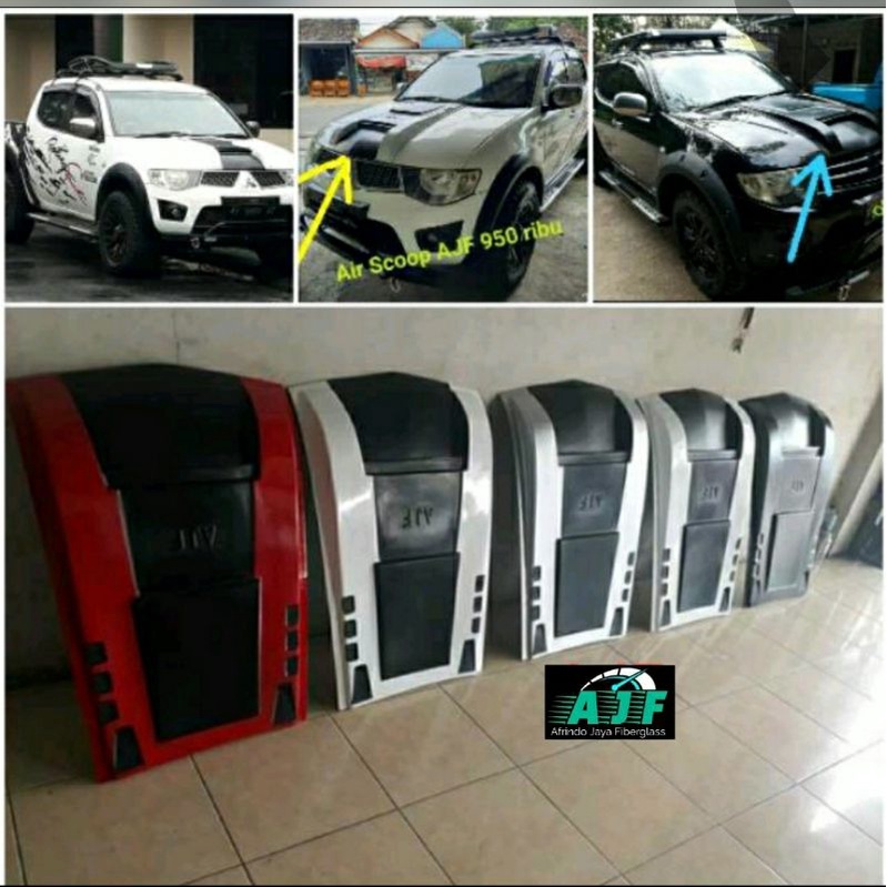 Air scoop air flow  strada triton & pajero 2008 sd 2015