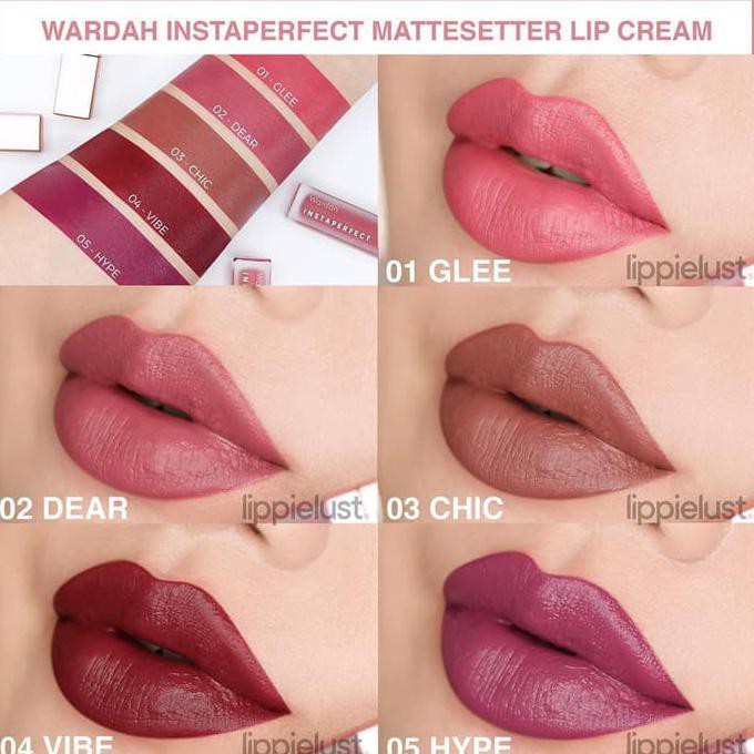 Wardah Instaperfect Mattesetter Lip Matte Paint Glee Shopee Indonesia Lipstik wardah instaperfect glee