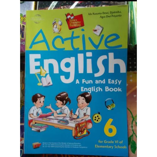 Active English Bahasa Inggris Sd Kelas 1 2 3 4 5 6 Global Ktsp Tiga Serangkai Shopee Indonesia