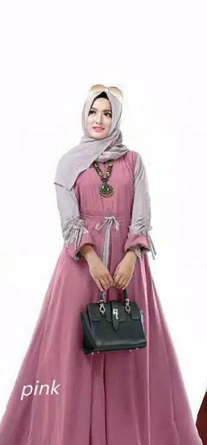 Gamis dress murah!! Renata dress bahan moscrepe