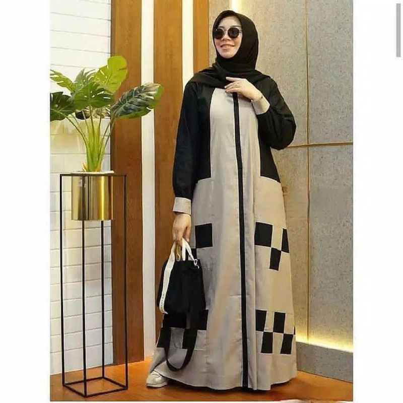 pakaian wanita. fashion muslim. maxi dress wanita. Tory Maxy