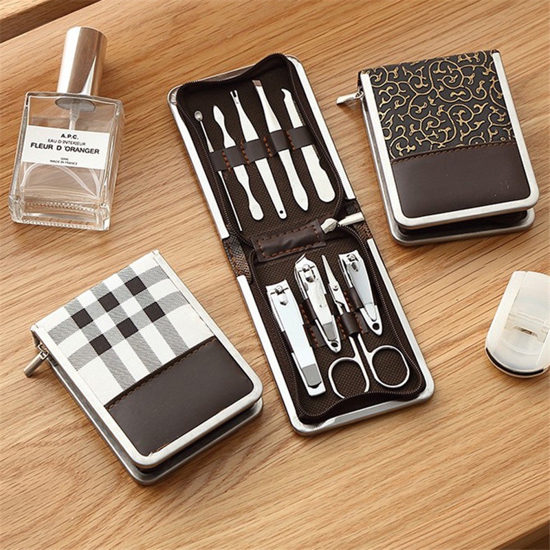 Manicure Pedicure Set Isi 9 Pcs Gunting Kuku 1 Set In 9