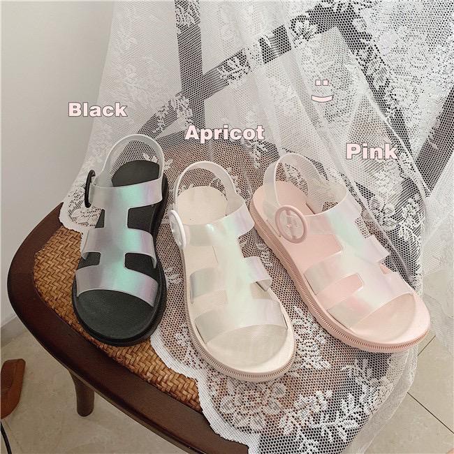 Sandal Tali Jelly IVY Import 3613 - J1 / Sendal Karet Tali Gunung Transfaran Import