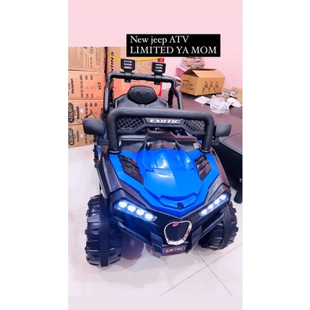 Mobil Aki anak Exotic EJP7704 Model Jeep ATV