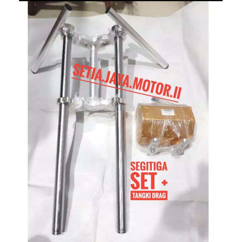 Segitiga drag ful set Rc3 & Tangki drag mio.jupiter.vega.satria fu as 26.sgtiga gold silver blue