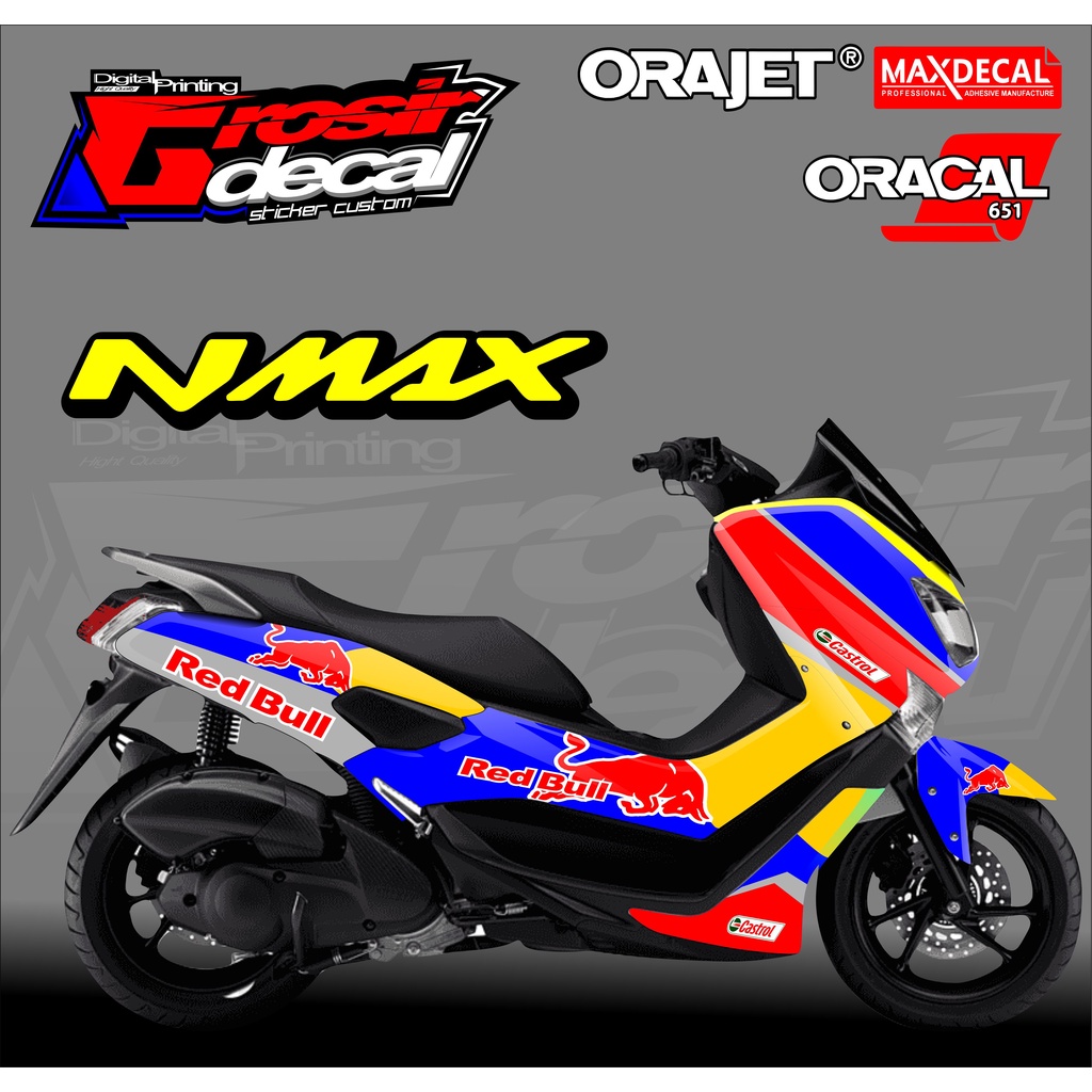 DECAL NMAX REDBULL DEKAL NMAX REDBULL FULLBODY