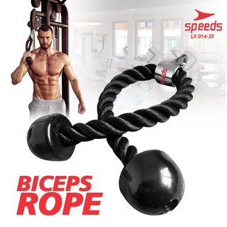 Tali Pull Rope SPEEDS untuk Olahraga Gym/Fitness / Melatih Kekuatan Otot Tricep Rope Speeds 014-35