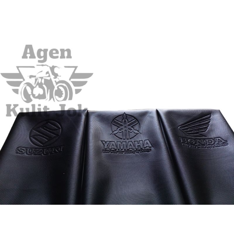 Cover jok/Sarung jok/kulit jok motor LOGO KECIL ukuran 85x46 cm dan 91x46 cm