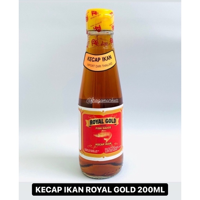 Kecap Ikan Fish Sauce Royal Gold 725ml / 200ml