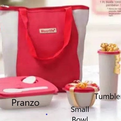 PROMO Moorlife Lunch box Belle Set (include tas) /bekalmakan/kotakmakan/kotak makan