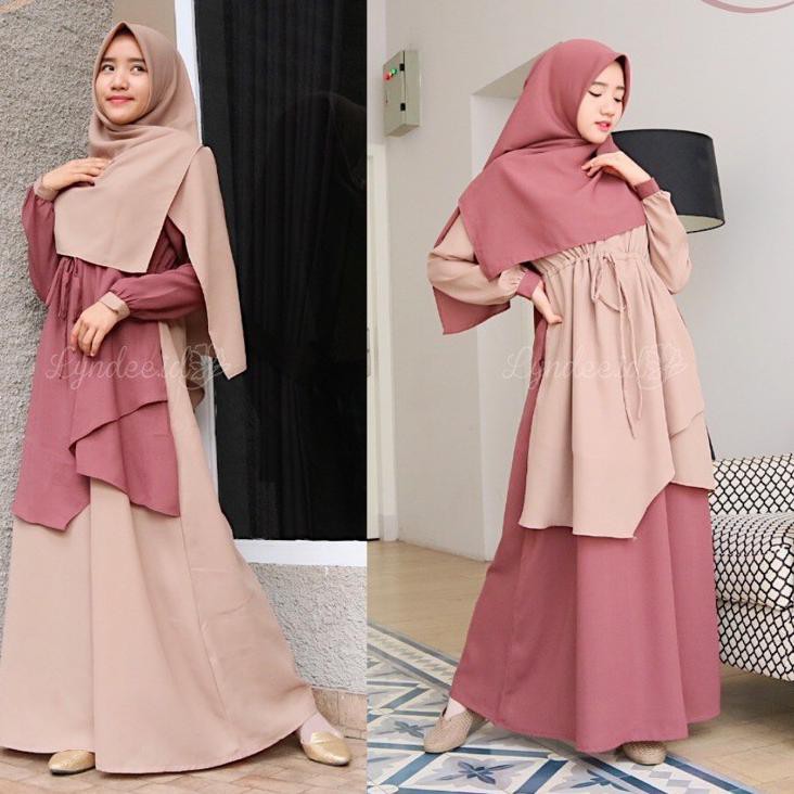 HOT SALE KYRA SET (GAMIS & KHIMAR)
