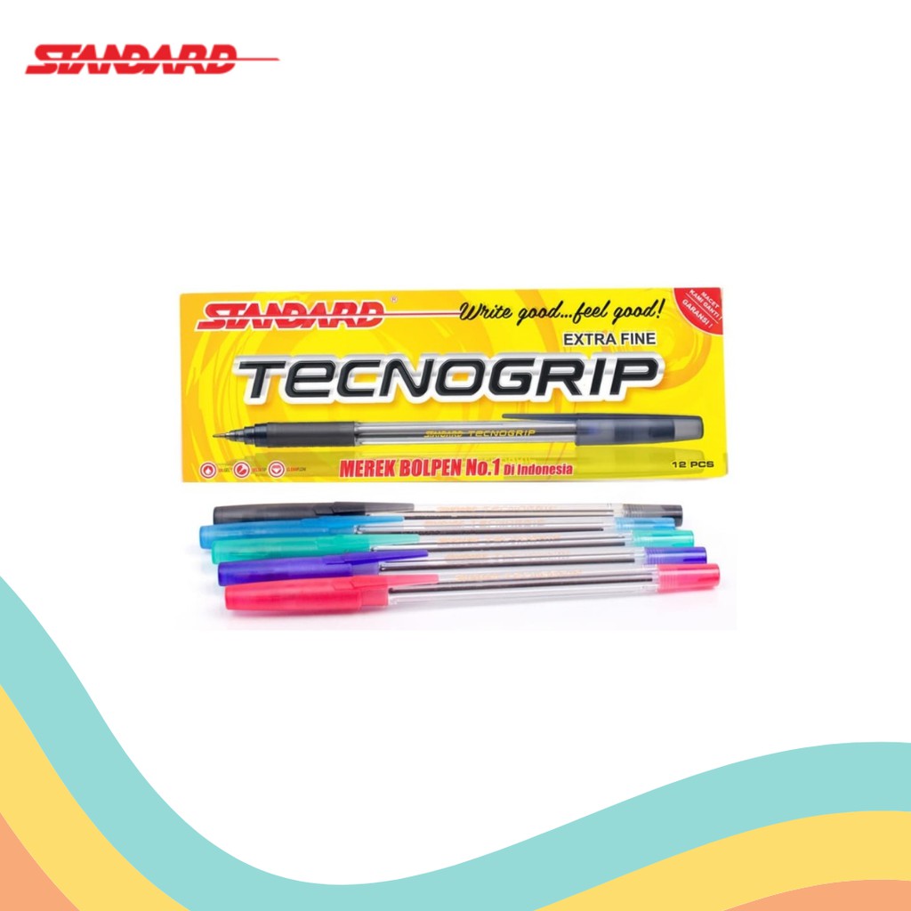 

BALLPOINT STANDARD TECNOGRIP (12 PCS)