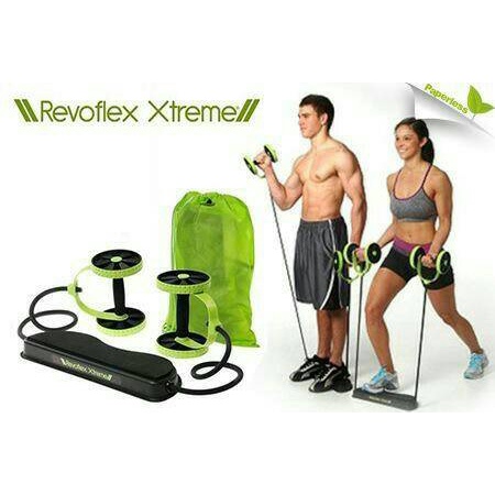 alat fitness roda untuk perut / revoflex extreme / alat gym abdonal