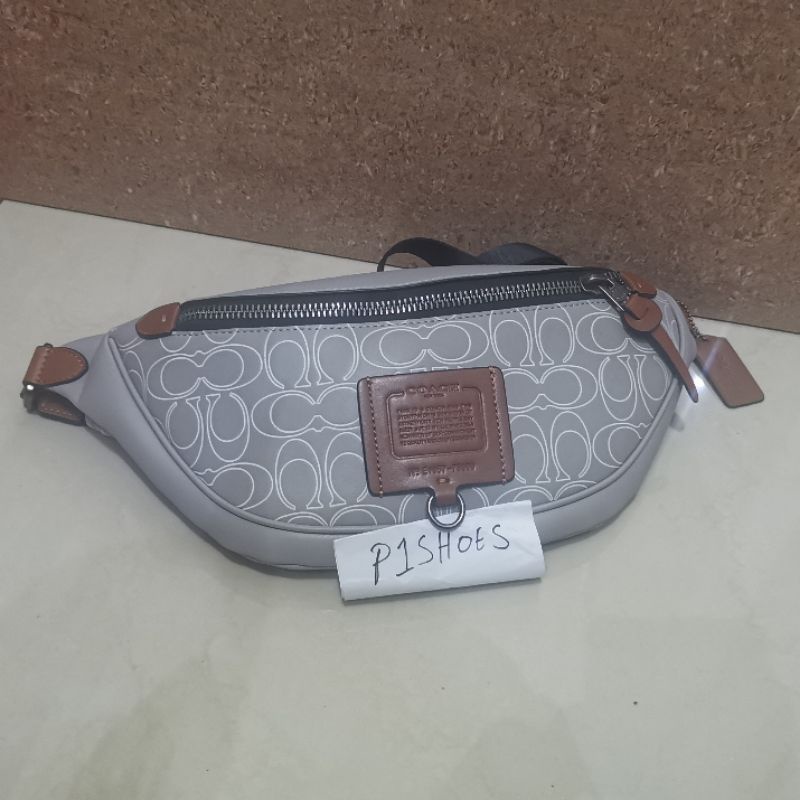 Tas Sling bag coach Mirror quality bodybag leather kulit asli