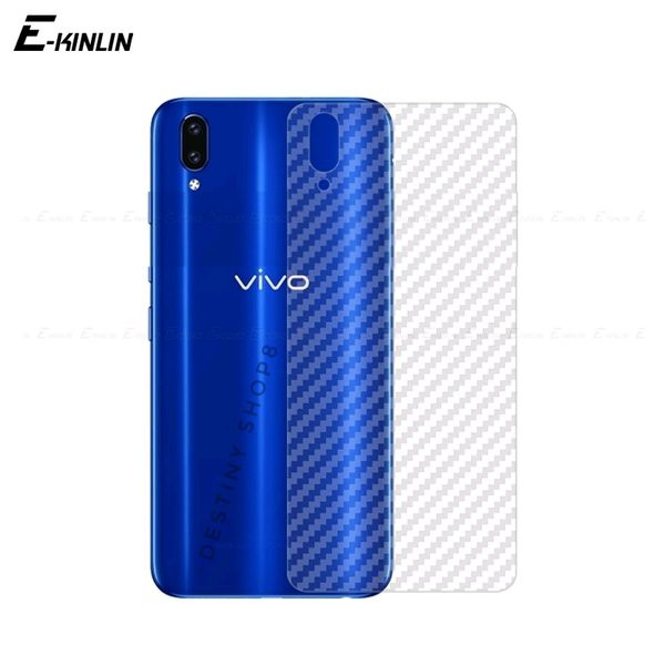 Skin Carbon Vivo V11pro, V11i, V5, V5+ Garskin Carbon Back Sticker Carbon [QTOP]