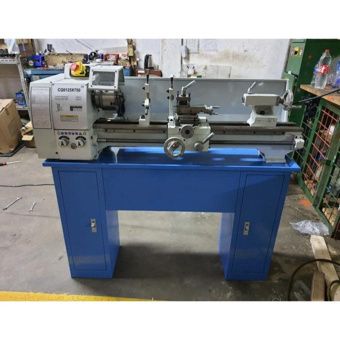 Mesin Bubut CQ 6125 X 750 Long 75 Cm ( Bench Lathe )