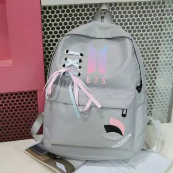 Rasta bags17 - Tas Ransel Anak Perempuan SD SMP SMA Tas Sekolah Pita BTS