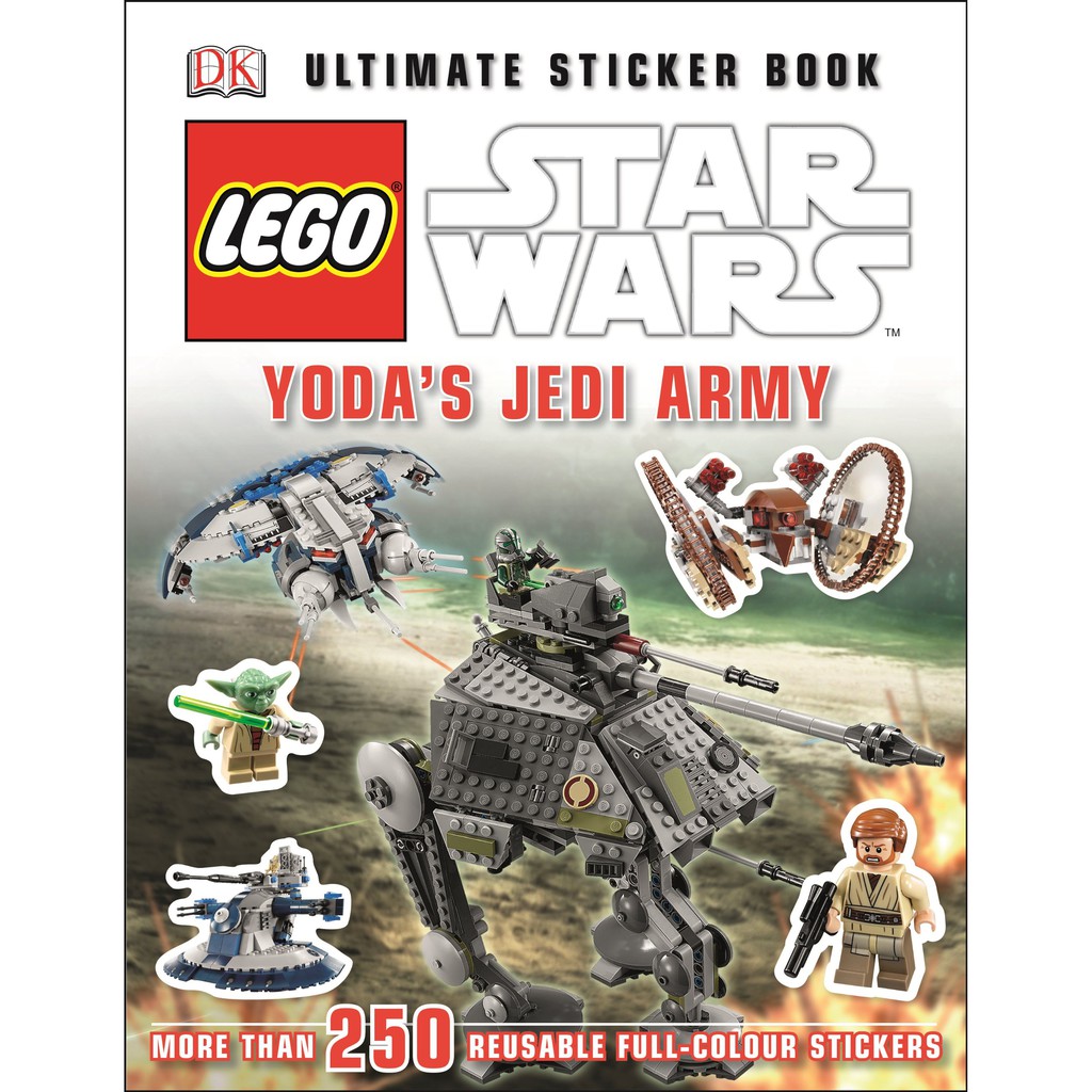Buku Anak Import Lego Star Wars Yoda's Jedi Army Ultimate Sticker Book by DK. Bahasa Inggris