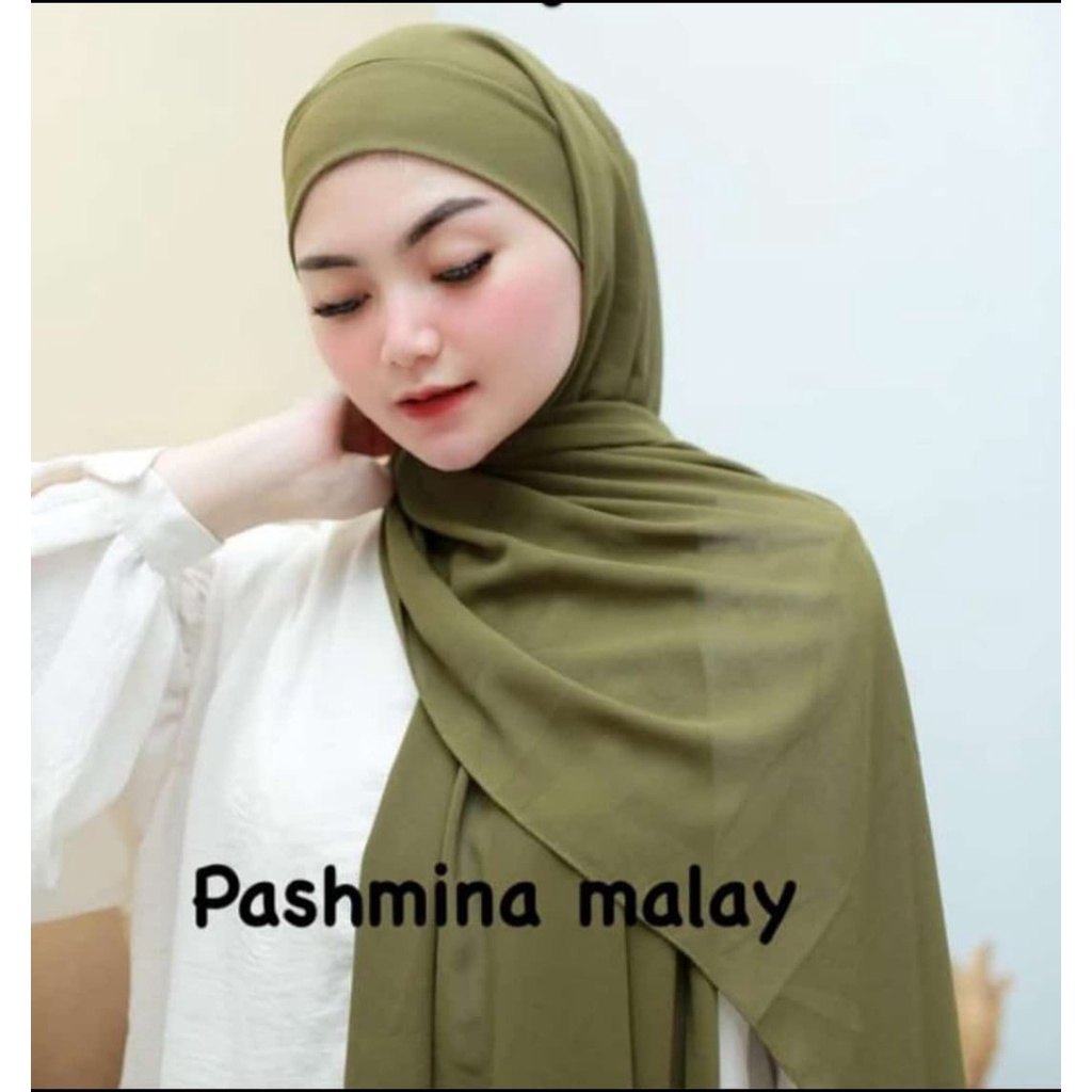 Pashmina malay instan pashmina turban scraft