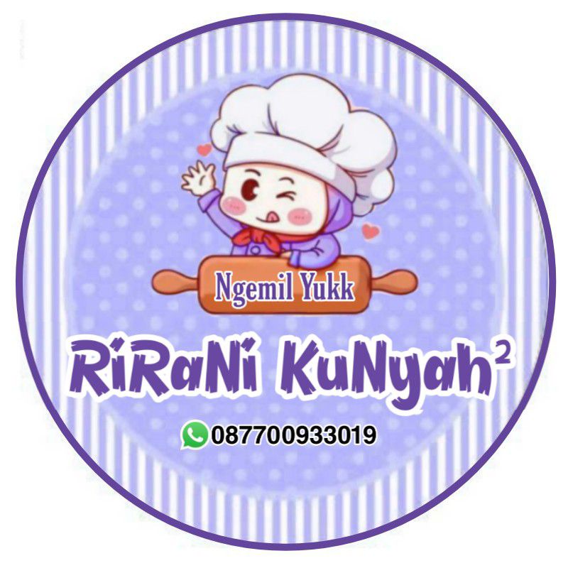 

STIKER PRODUK SNACK CEMILAN MAKANAN RINGAN MOTIF CHEF POLKADOT UNGU ( MINIMAL ORDER 100 PCS UNTUK GRATIS DESIGN )