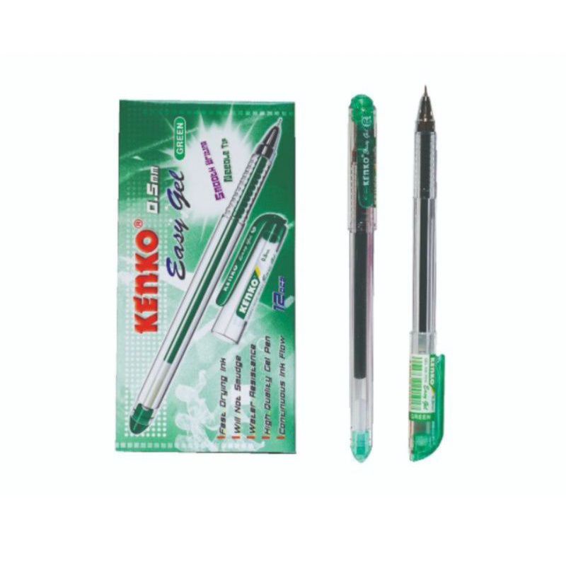 

hjk Pulpen Kenko Easy Gel 0.5mm ( 1pak/12pcs )