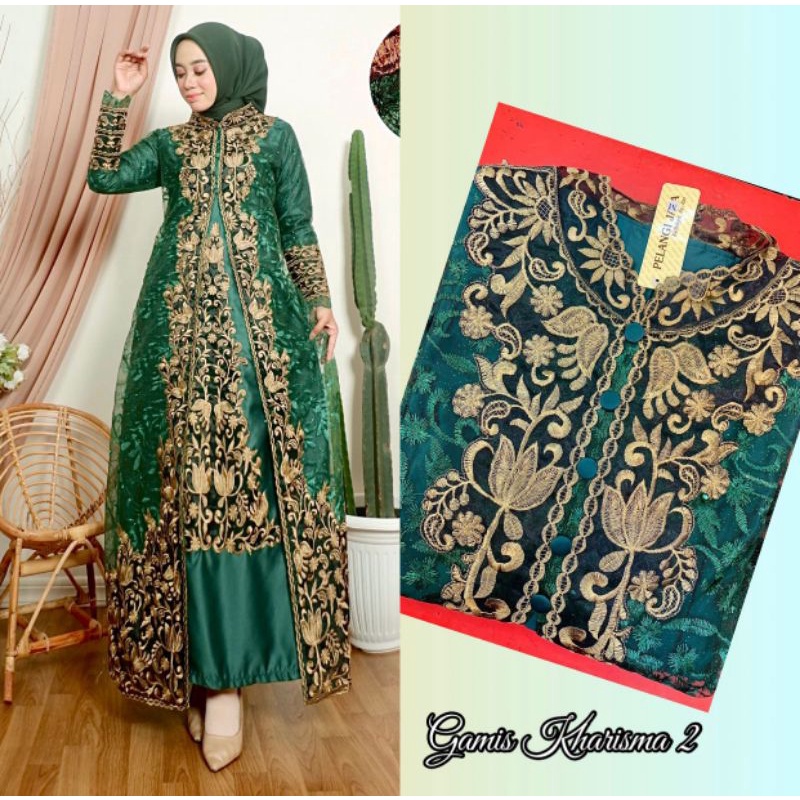 READY. GAMIS KHARISMA BORDIR PREMIUM