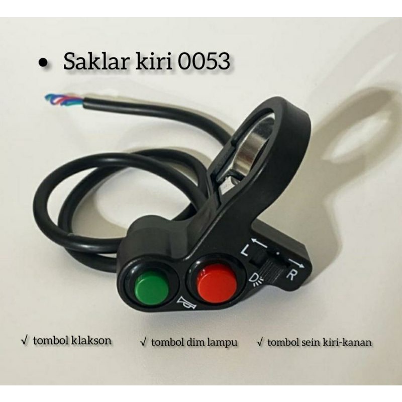 Saklar Kiri 3 Tombol Universal Variasi - Dim - Klason - Sen Universal Cb150 sonic Ninja Vixion Cbr15