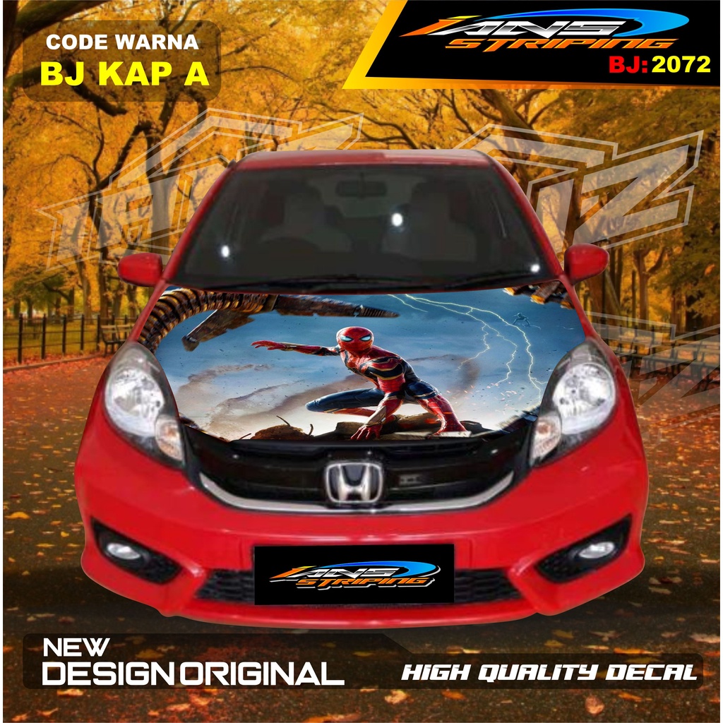 VARIASI STIKER KAP DEPAN MOBIL AVANZA XENIA / STIKER KAP MOBIL INNOVA / VARIASI STIKER KAP MESIN MOBIL HONDA JAZZ TOYOTA RUSH