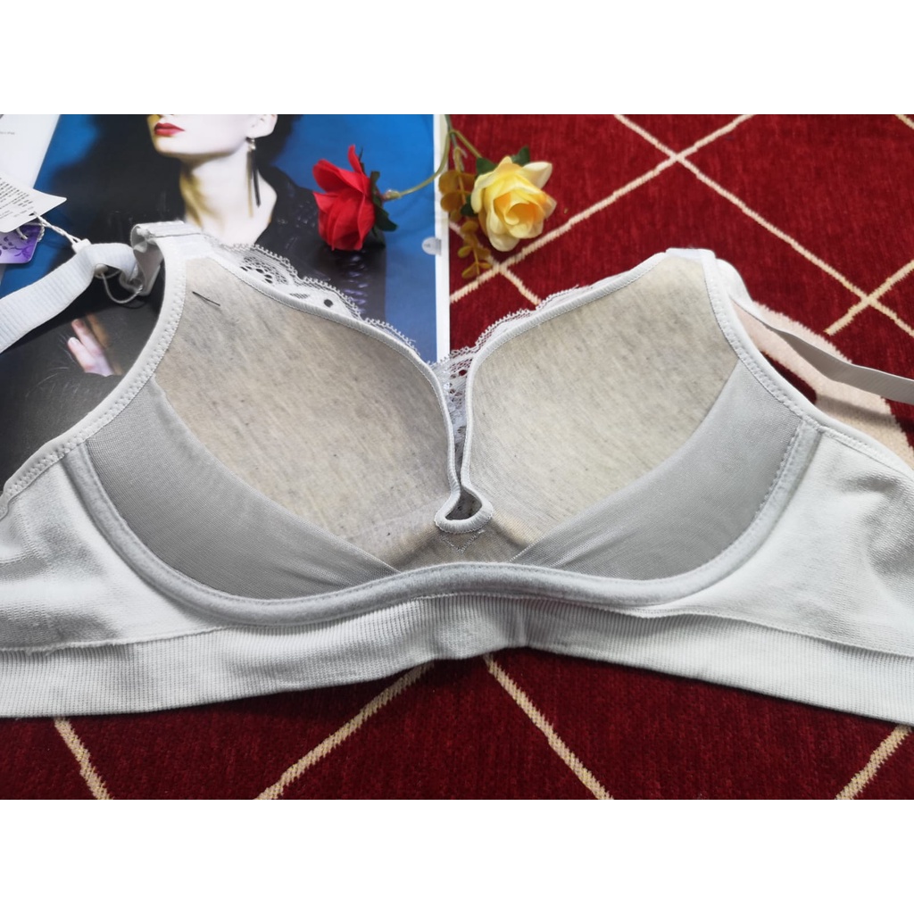 bra / bh wanita 2481#  busa Tebal kain lembut tidak ada kawat (PROMO BELI 4 FREE MASKER)